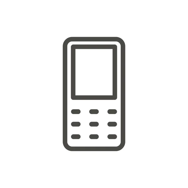 Vetor ícone do telefone móvel. Linha antigo símbolo de celular . — Fotografia de Stock