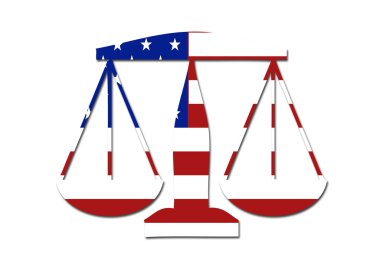 Bize ağırlık ve bakiyeleri sembolü bayrak