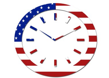 Bizi saat sembol bayrak