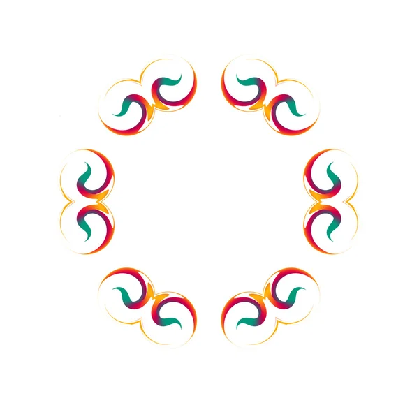 Barevné abstraktní logo — Stock fotografie