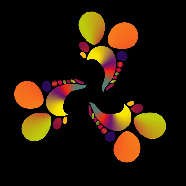 Multi colored logo — Stock Photo, Image