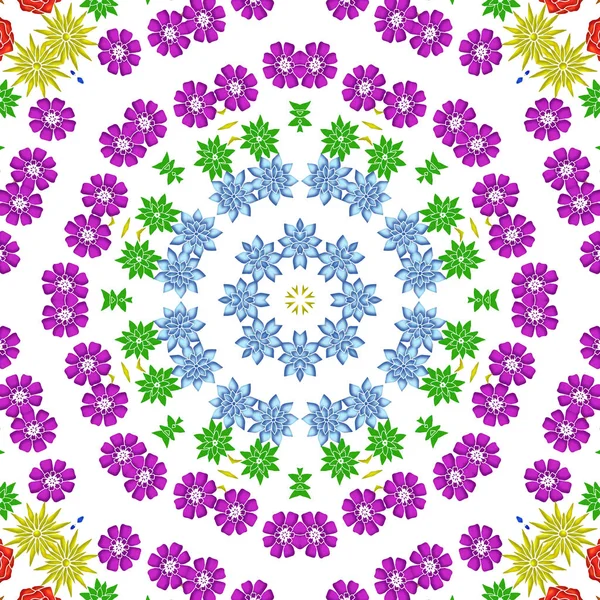 Renkli çiçek desenli — Stok fotoğraf