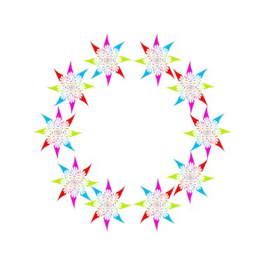 Beyaz arkaplanda çiçekler