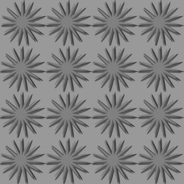 Gri çiçek desenli arka plan