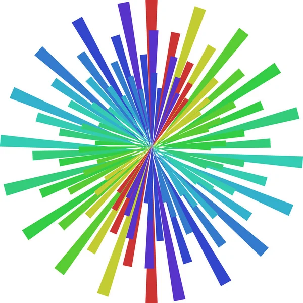 radyal renkli soyut arkaplan