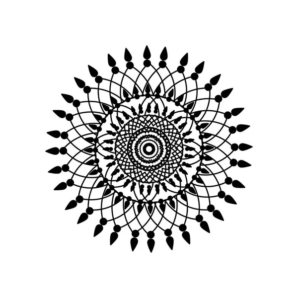 图形，圆几何装饰，曼荼罗 — 图库矢量图片