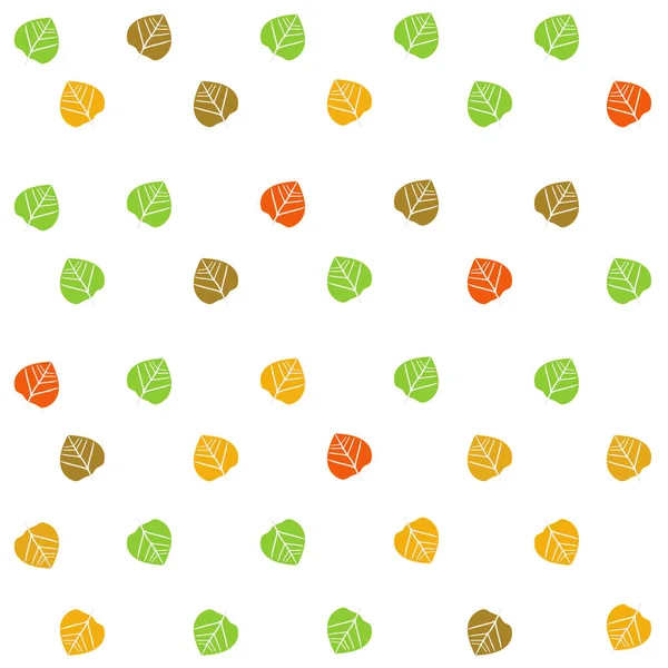 Feuilles d'automne colorées backgroud — Image vectorielle
