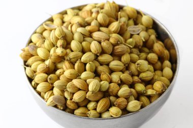 A yakın çekim kişniş tohumları