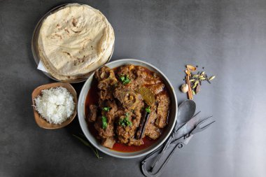 Keçi köri, koyun körisi, Nihari, Rogan Josh 'un manzarası