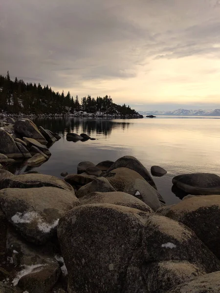 Scenic overlook of Memorial Point , Lake Tahoe Nevada — Stock Photo, Image