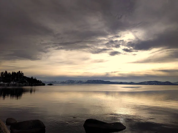 Scenic overlook of Memorial Point , Lake Tahoe Nevada — Stock Photo, Image