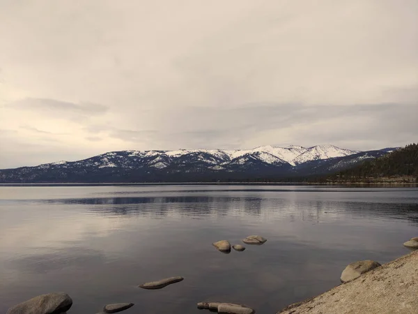 Scenic overlook of Memorial Point , Lake Tahoe Nevada — Stock Photo, Image