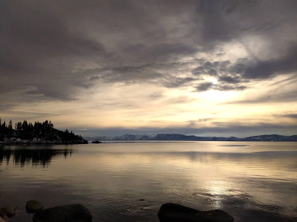 Scenic overlook of Memorial Point , Lake Tahoe Nevada — Stock Photo, Image