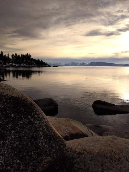 Sudut pandang Scenic of Memorial Point, Danau Tahoe Nevada — Stok Foto