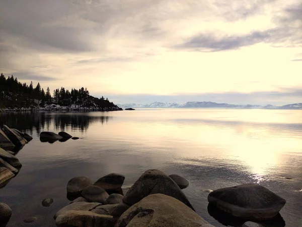 Scenic overlook of Memorial Point , Lake Tahoe Nevada — Stock Photo, Image