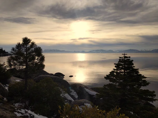 Sudut pandang Scenic of Memorial Point, Danau Tahoe Nevada — Stok Foto