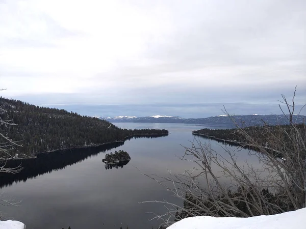 Sudut pandang Scenic of Memorial Point, Danau Tahoe Nevada — Stok Foto