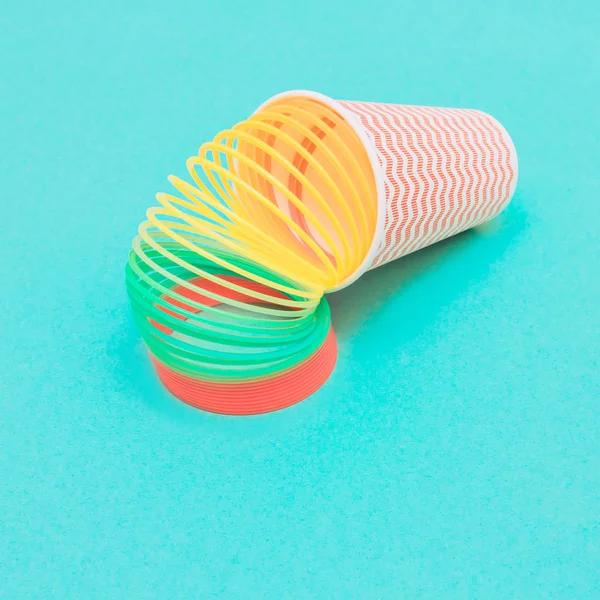 Pink paper cup and rainbow spiral – Stock Editorial Photo © Katya_Havok ...