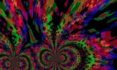 Renklerin, dokuların ve ilginç desenlerin mükemmel bir karışımı ile arkaplan