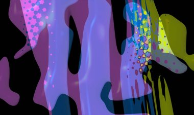 Bright artistic splashes with abstract color texture. Modern futuristic pattern. dynamic background