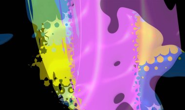 Bright artistic splashes with abstract color texture. Modern futuristic pattern. dynamic background