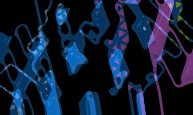 Light effects. Neon glow. Festive decoration. Colorful abstract background