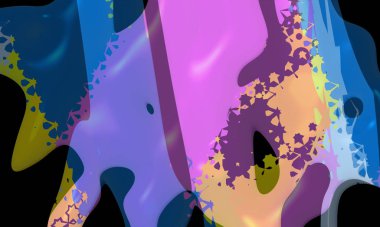 Creative abstract background with artistic pattern. Colorful and vibrant illustration