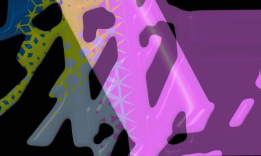 illustration of colorful decorative texture painting. Vibrant paint pattern backdrop