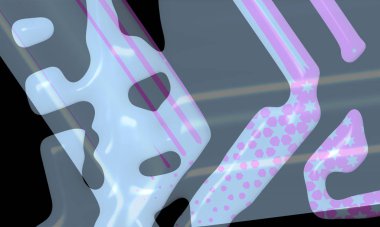 illustration of colorful decorative texture painting. Vibrant paint pattern backdrop