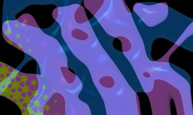 illustration of colorful decorative texture painting. Vibrant paint pattern backdrop