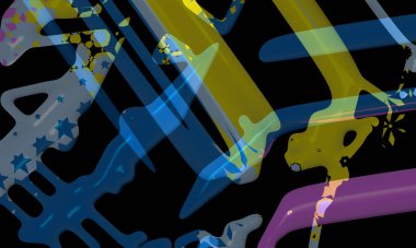 Soyut parlak renkli arkaplan. İşiniz için güzel bir illüstrasyon