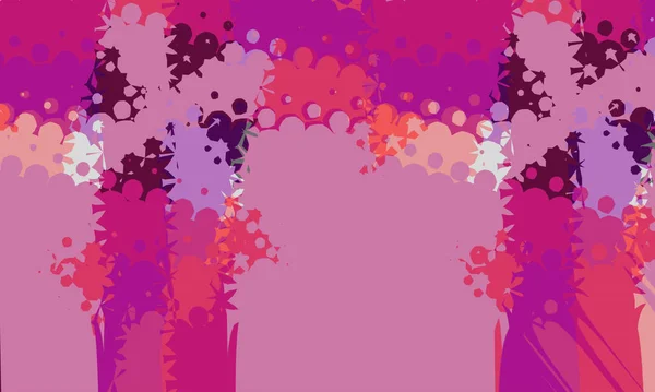 Illustration Colorful Background Creative Shapes — Stock Photo, Image
