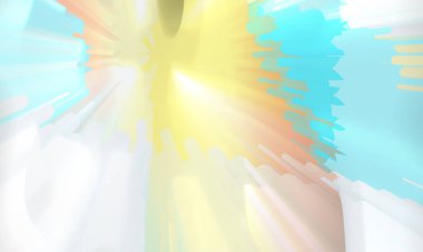 illustration of colorful decorative texture painting. Vibrant paint pattern backdrop