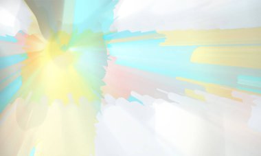 illustration of colorful decorative texture painting. Vibrant paint pattern backdrop