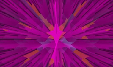 illustration of colorful background with creative shapes