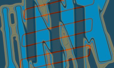 Renklerin, dokuların ve ilginç desenlerin mükemmel bir karışımı ile arkaplan