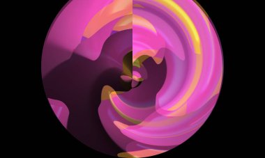 Creative abstract background with artistic pattern. Colorful and vibrant illustration