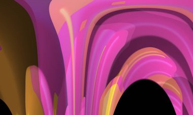 illustration of colorful decorative texture painting. Vibrant paint pattern backdrop