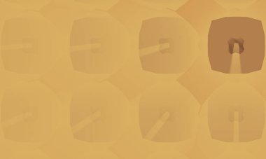 illustration of colorful background with creative shapes