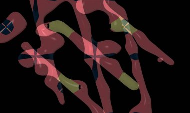 Colorful abstract decoration template for wallpapers