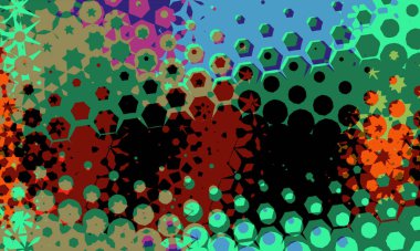 Renklerin, dokuların ve ilginç desenlerin mükemmel bir karışımı ile arkaplan