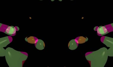 illustration of colorful decorative texture painting. Vibrant paint pattern backdrop