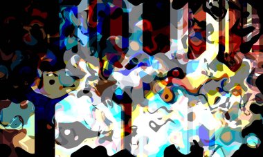 Soyut parlak renkli arkaplan. İşiniz için güzel bir illüstrasyon