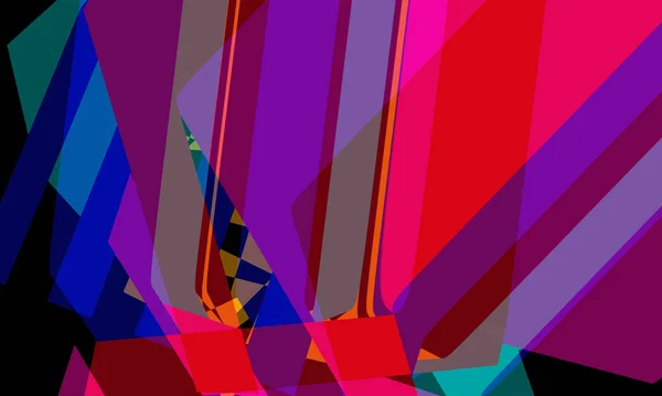 Illustration Colorful Background Creative Shapes — Stockfoto