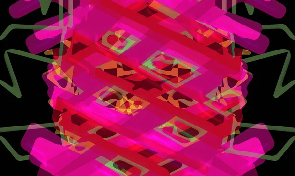 Creative Abstract Background Artistic Pattern Colorful Vibrant Illustration — ストック写真