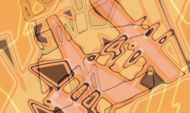 Abstract psychedelic background for your ad