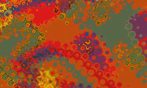 Bright Artistic Splashes Abstract Color Texture Modern Futuristic Pattern Dynamic — Stockfoto