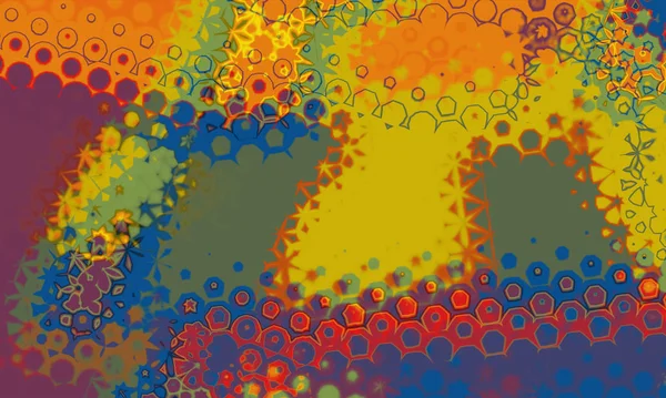 Bright Artistic Splashes Abstract Color Texture Modern Futuristic Pattern Dynamic — Stockfoto