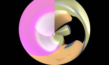 illustration of colorful decorative texture painting. Vibrant paint pattern backdrop