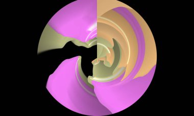 illustration of colorful decorative texture painting. Vibrant paint pattern backdrop